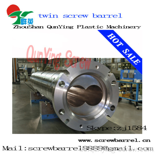 Doppel-Parallel-Twin Screw Barrel Bimetall Twin Parallel Schraube Barrel für Pvc-Blatt-Extruder